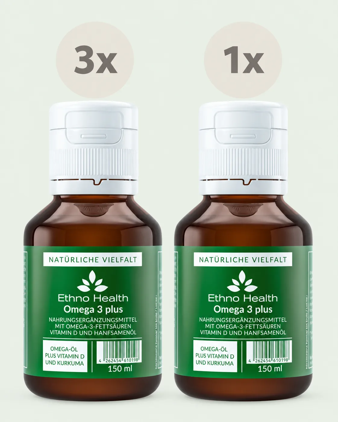 Omega 3 plus Kur – Produktverpackung