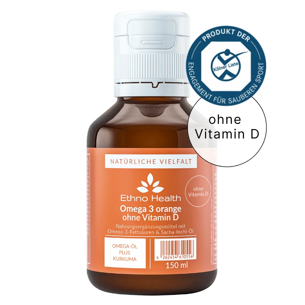 Omega 3 Orange (ohne Vitamin D) – Produktbild 1